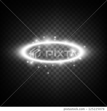 A stunning Glowing Halo Effect adorned with Sparkles and radiant Light, perfect for a celebratory atmosphere A stunning Glowing Halo Effect adorned with Sparkles and radiant Light, perfect for a celebratory atmosphere 125225078