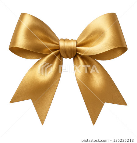 Elegant Golden Bow for Gift Wrapping on Special Occasions Elegant Golden Bow for Gift Wrapping on Special Occasions 125225218