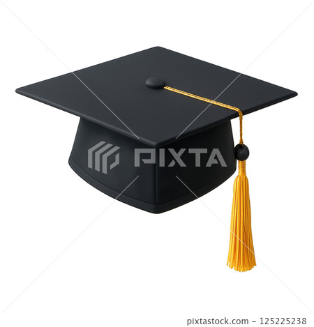 Graduation Cap Symbolizing Achievement in Education and the Transition to a New Life Stage 125225238