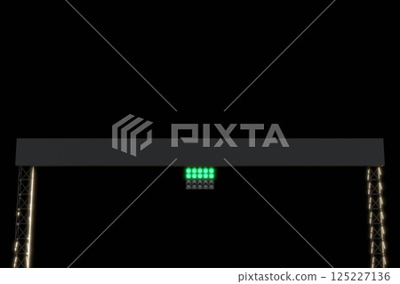 Green signal to start the race 125227136