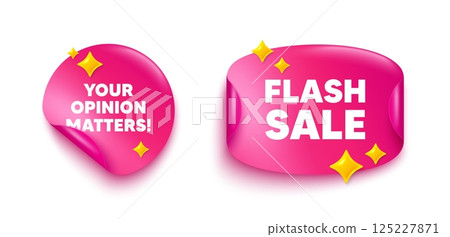 Opinion matters sticker tag. Flash offer paper price banner. Your opinion matters tag. Survey or feedback sign. Client comment. Discount sticker with 3d glitter. Vector Opinion matters sticker tag. Flash offer paper price banner. Your opinion matters tag. Survey or feedback sign. Client comment. Discount sticker with 3d glitter. Vector 125227871