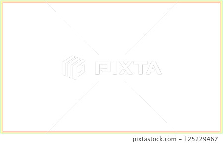 五個細長彩色彩虹矩形框架 五個細長彩色彩虹矩形框架 125229467