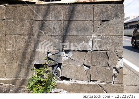 Traffic accident site 125229732