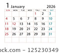 2026 Calendar January (2) 125230349