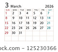 2026 Calendar March (2) 125230366