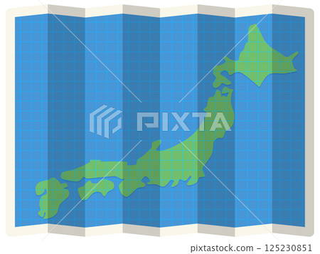 Map of the Japanese Archipelago Map of the Japanese Archipelago 125230851