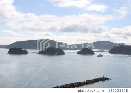 美麗的大海和天空 美麗的大海和天空 125231558