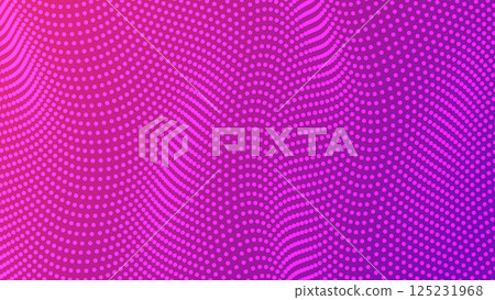 abstract purple background with wavy dots  125231968