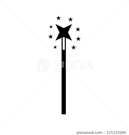 magic wand icon logo vector illustration design template magic wand icon logo vector illustration design template 125232006