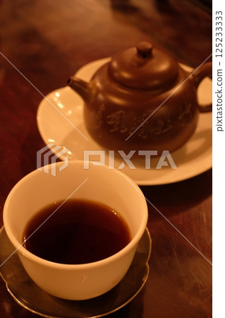 Chinese tea, teapot and teacup Chinese tea, teapot and teacup 125233333