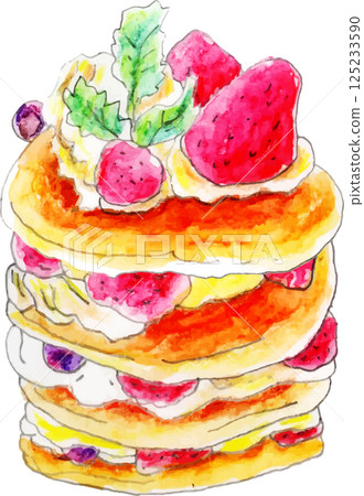 草莓和草莓煎餅 草莓和草莓煎餅 125233590