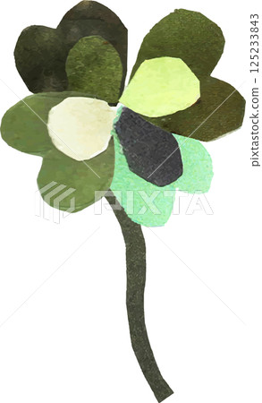 四葉草手工插畫 125233843