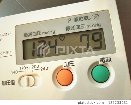 Blood pressure measurement image 125233981