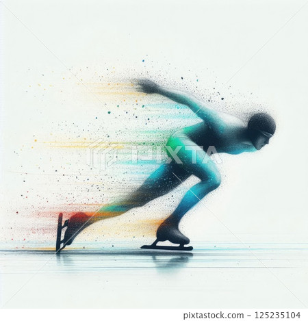 Dynamic Speed Skating in Artistic Motion with Generative AI. 125235104