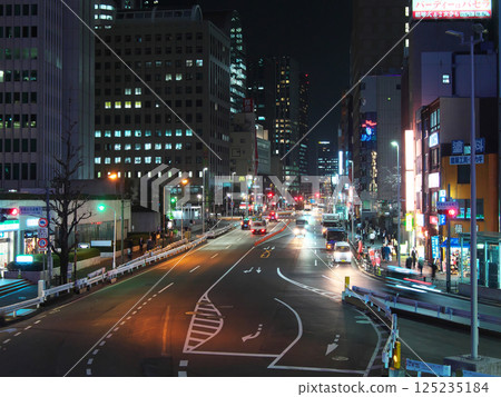 Shinjuku Subcenter at night: Cityscape (March 2025) 125235184