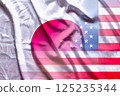 星條旗和日之丸 125235344