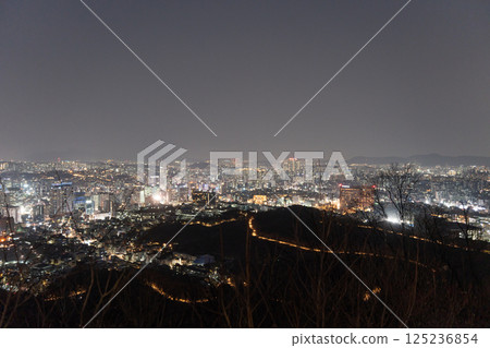 Night view of Seoul, South Korea Night view of Seoul, South Korea 125236854