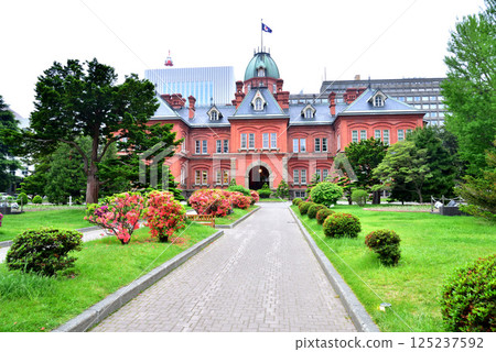 Former Hokkaido Government Office Building, Red Brick Building, a symbol of Sapporo, an important cultural property Former Hokkaido Government Office Building, Red Brick Building, a symbol of Sapporo, an important cultural property 125237592