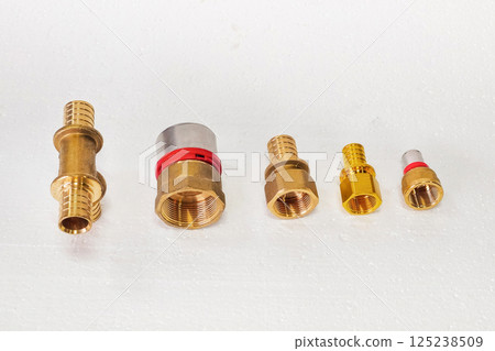 Copper plumbing fittings for connection pipes 125238509