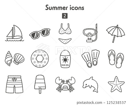 圖標集錦 - 夏季 2 圖標集錦 - 夏季 2 125238537