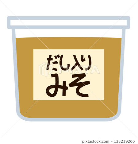 Simple miso soup icon 125239200