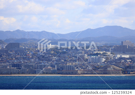 View of the opposite bank from Awaji Roadside Station View of the opposite bank from Awaji Roadside Station 125239324