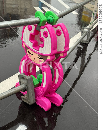 No entry sign during construction No entry sign during construction 125239608