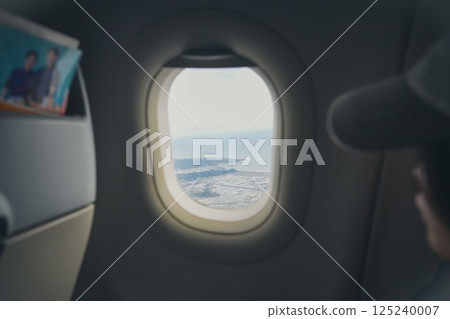 從高知縣旅行的飛機內部拍攝 從高知縣旅行的飛機內部拍攝 125240007