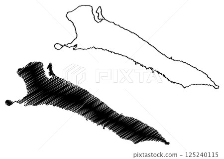 Mingachevir reservoir (Republic of Azerbaijan, Kura River) map vector illustration, scribble sketch Mingachevir map Mingachevir reservoir (Republic of Azerbaijan, Kura River) map vector illustration, scribble sketch Mingachevir map 125240115