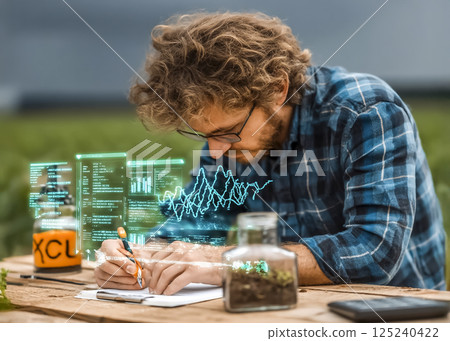 綠色科技：研究綠色成長的研究人員的圖片 125240422