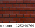 Red brick wall 125240769
