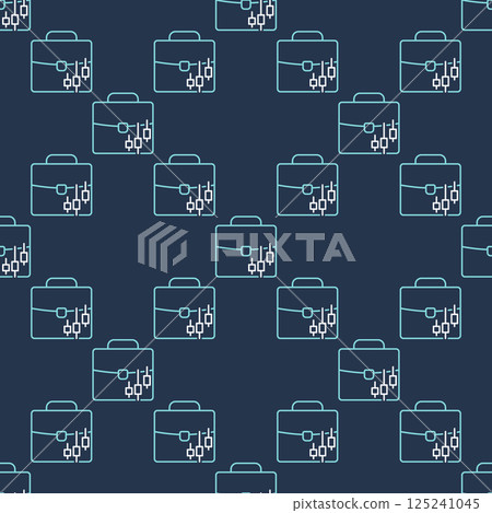 Crypto Portfolio vector briefcase with chart linear seamless pattern Crypto Portfolio vector briefcase with chart linear seamless pattern 125241045