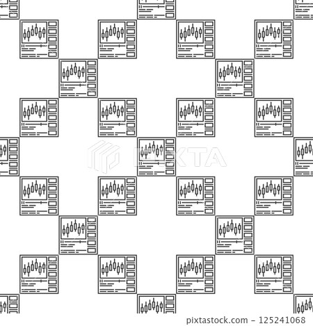 Web browser with Candlestick Trading Chart Video vector thin line seamless pattern Web browser with Candlestick Trading Chart Video vector thin line seamless pattern 125241068