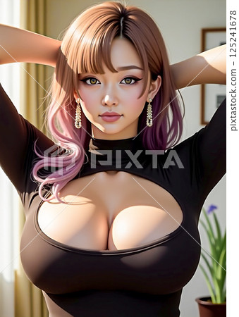 Sexy beauty posing in a luxury hotel room Cosplay photoshoot [AI generated image] 125241678