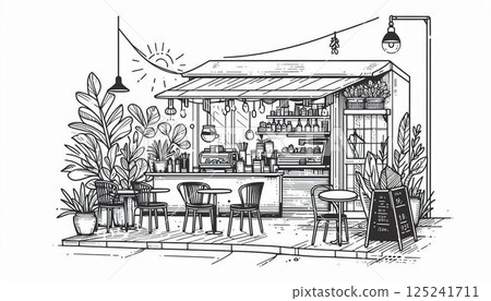 一家咖啡館 125241711