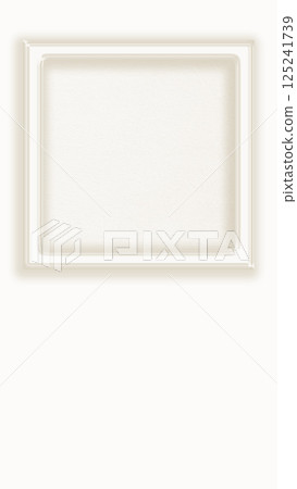 Simple photo frame illustration background message card mockup 125241739