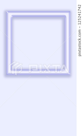 Picture frame illustration material background square purple message card simple 125241742