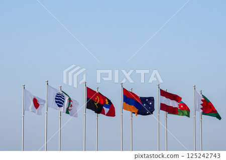 2025年大阪關西世博會國旗 2025年大阪關西世博會國旗 125242743