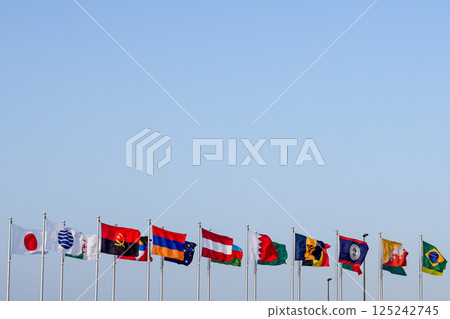 2025年大阪關西世博會國旗 125242745