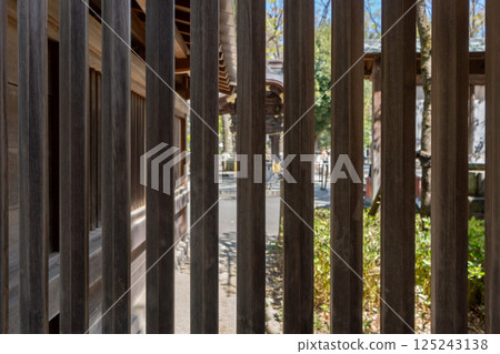 Wooden fence, Tokyo Wooden fence, Tokyo 125243138