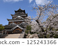 廣島城堡和櫻花 125243366