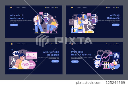 AI in medicine transforms healthcare through innovations such as medical assistance, drug discovery, genetic research, and predictive health analytics. Revolutionizing patient care and outcomes AI in medicine transforms healthcare through innovations such as medical assistance, drug discovery, genetic research, and predictive health analytics. Revolutionizing patient care and outcomes 125244369