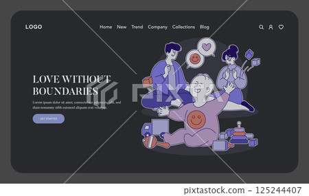 Exploring the permissive parenting style, this illustration highlights a nurturing and supportive environment where children engage freely. It emphasizes love, creativity, and open communication Exploring the permissive parenting style, this illustration highlights a nurturing and supportive environment where children engage freely. It emphasizes love, creativity, and open communication 125244407