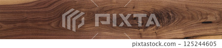 Black walnut wood texture of long solid board untreated Black walnut wood texture of long solid board untreated 125244605