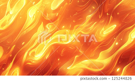 Abstract fiery background texture 125244826