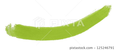 green brush isolated on transparent background 125246791