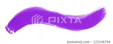 purple brush isolated on transparent background 125246794