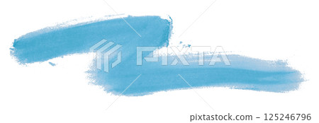 Light blue brush isolated on transparent background Light blue brush isolated on transparent background 125246796
