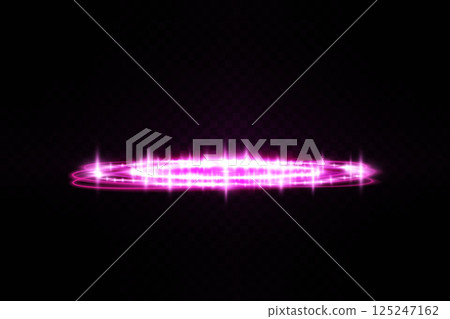 A Stunning Bright Pink Sparkling Light Effect Displayed Beautifully on a Deep Black Background Surface A Stunning Bright Pink Sparkling Light Effect Displayed Beautifully on a Deep Black Background Surface 125247162