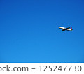 Delta Airlines plane blue sky 125247730